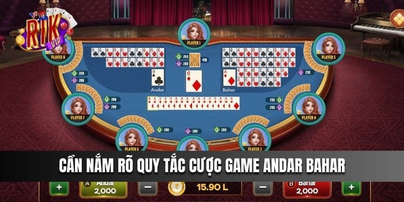 Cần nắm rõ quy tắc cược game Andar Bahar