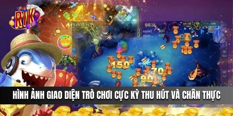 Hình ảnh giao diện trò chơi cực kỳ thu hút và chân thực